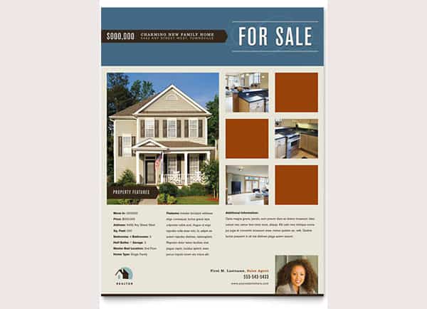 real estate flyer template 770