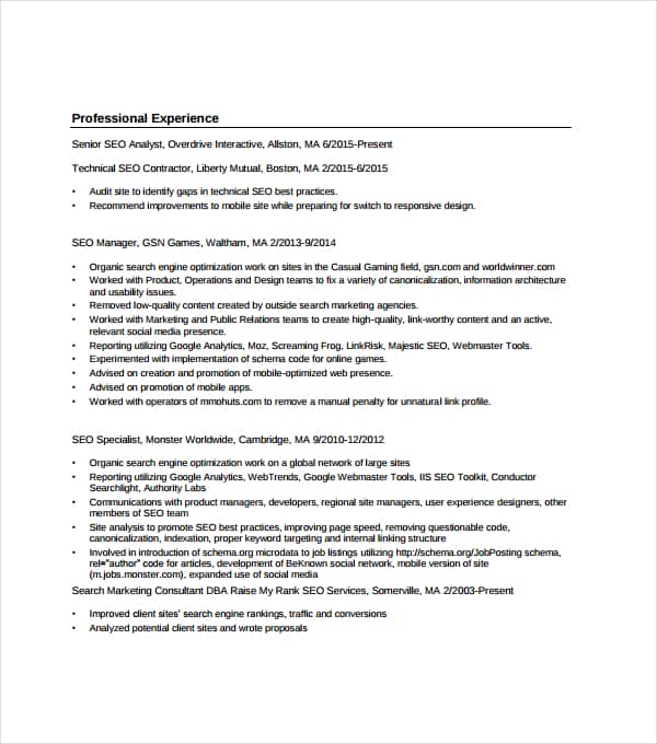 resume format 220