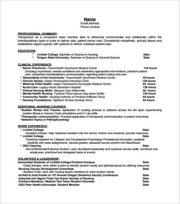 resume format 550