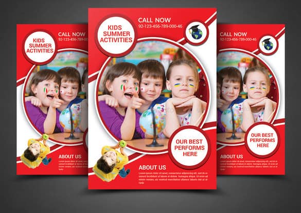 summer camp flyer template 110