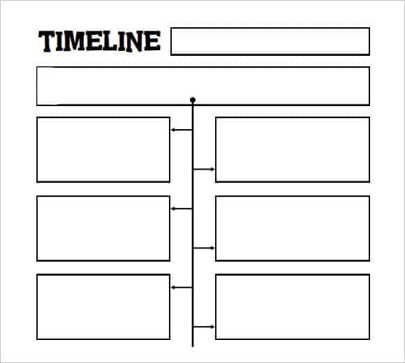 timeline template for kids 9