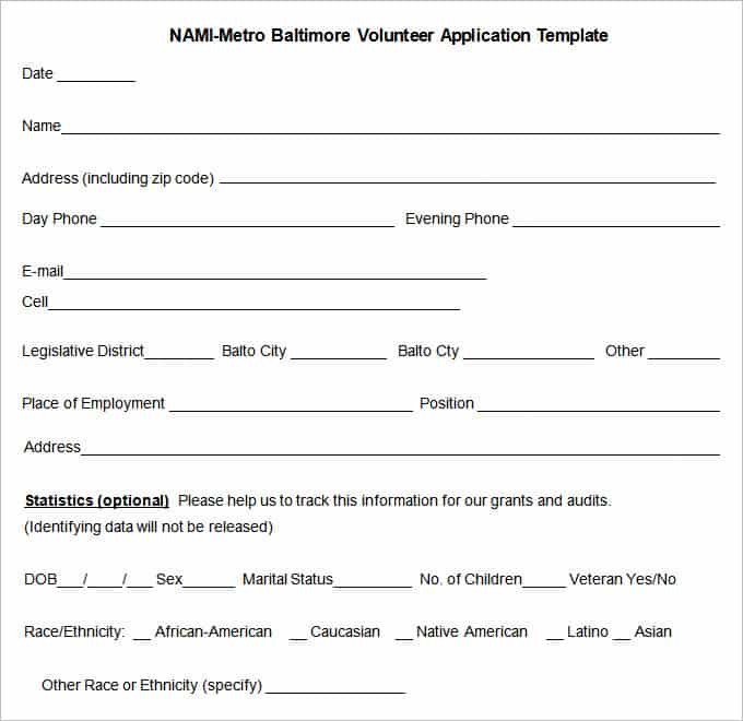 volunteer application 220