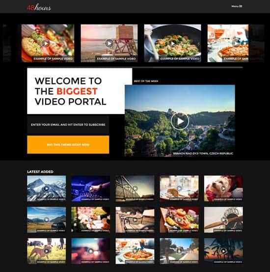 Cinema WordPress Themes 32