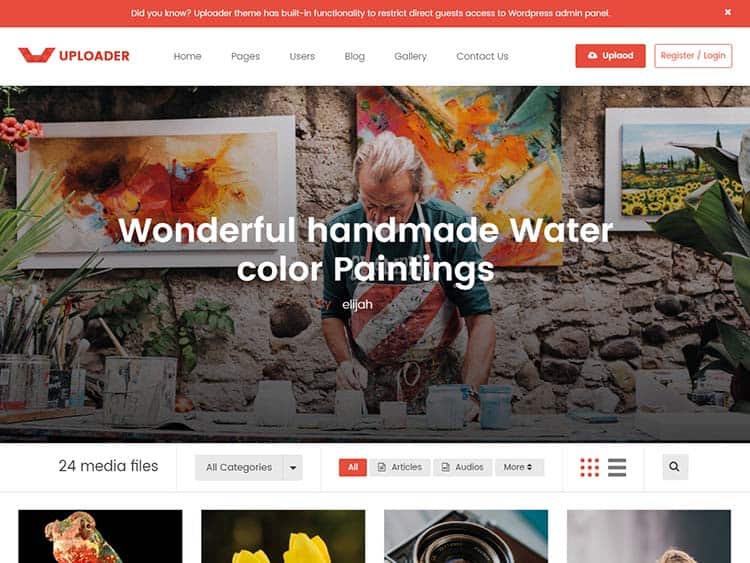 Content Sharing WordPress Themes 82