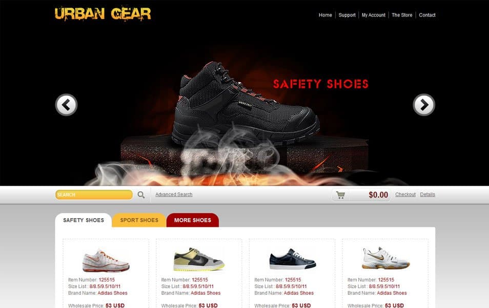 Ecommerce HTML5 Templates 100