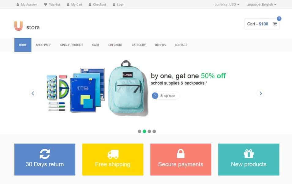 Ecommerce HTML5 Templates 32