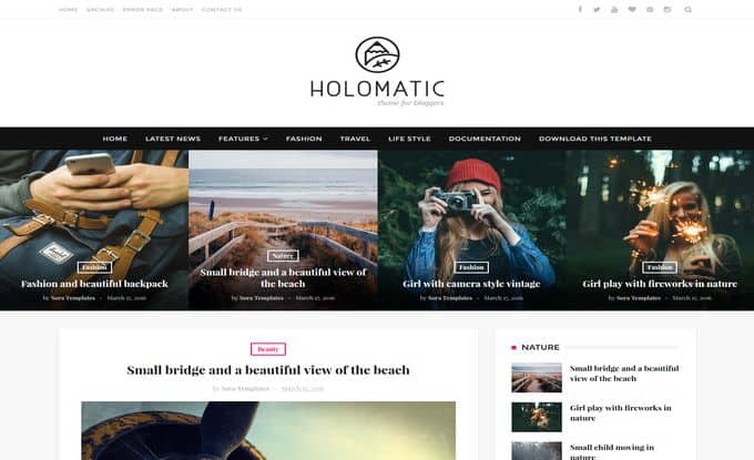 News Mag Blogger Templates 12