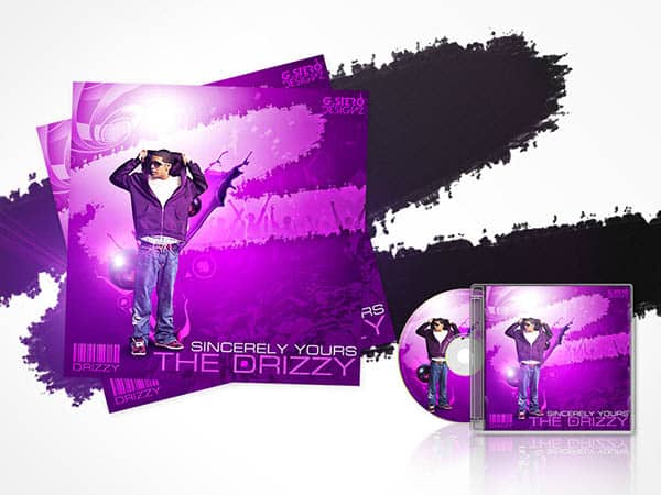 music cover psd 52