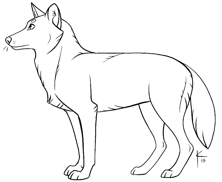 wolf template 22