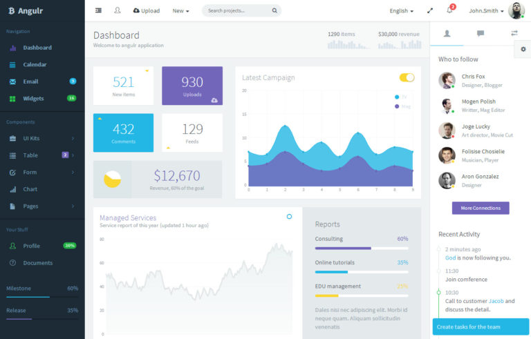 Angularjs Website Templates Word Excel PDF Formats Angularjs Website Templates Word Excel PDF Formats