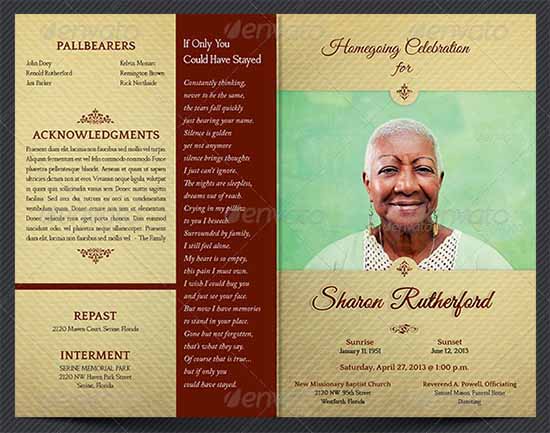 7 Free Funeral Program Templates Microsoft Word Website