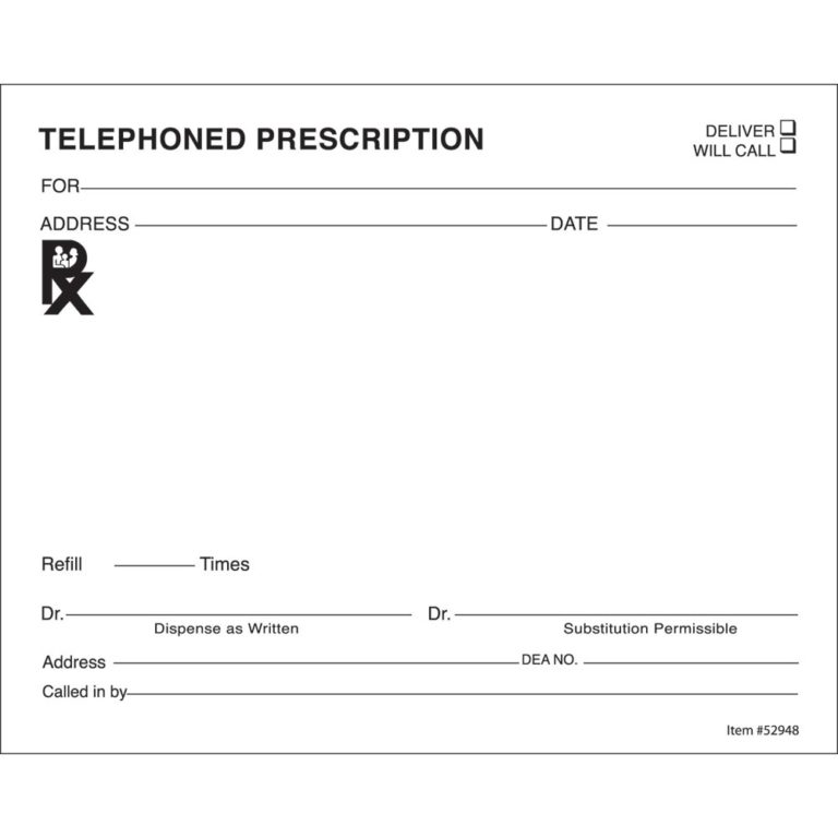 14+ Prescription Templates Doctor Pharmacy Medical