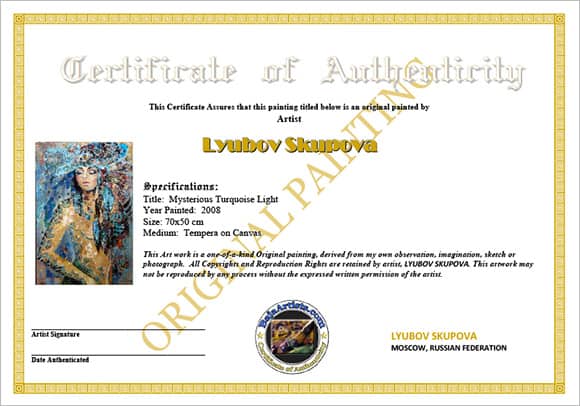 Artist Certificate Of Authenticity Template from www.templatesfront.com