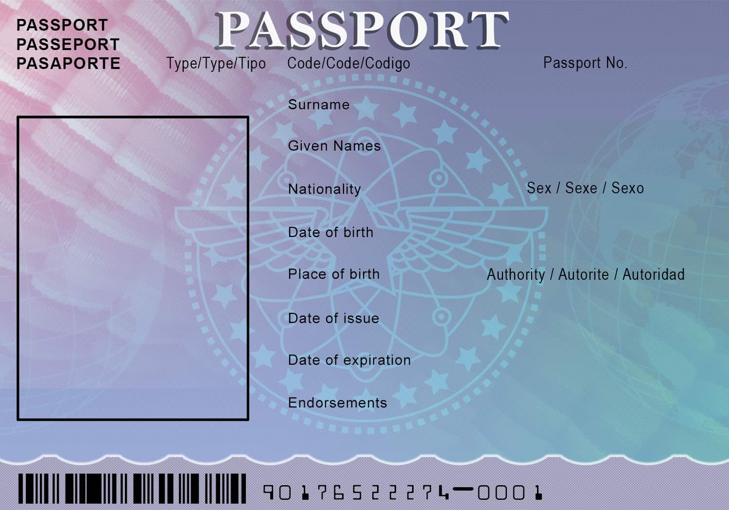 Passport Templates Word Excel PDF Formats