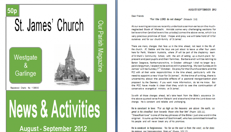 Magazine Template For Microsoft Word