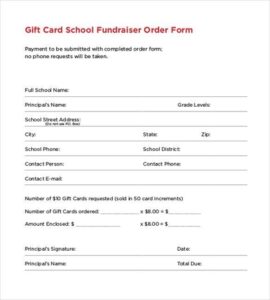 10+ Free Fundraiser Order Form Templates - Word Excel PDF Formats