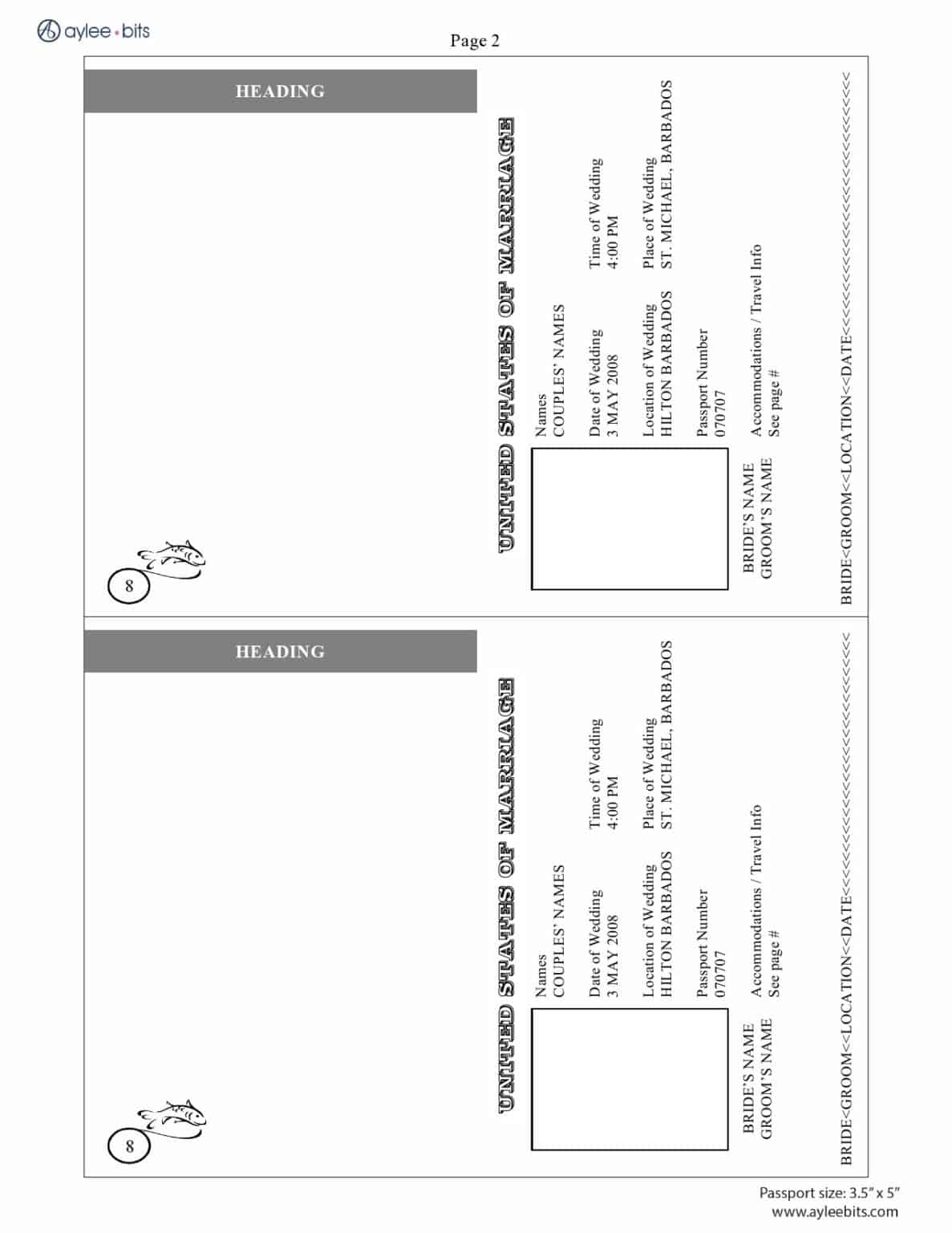11 Free Passport Templates Word Excel PDF Formats 11 Free Passport Templates Word Excel PDF Formats