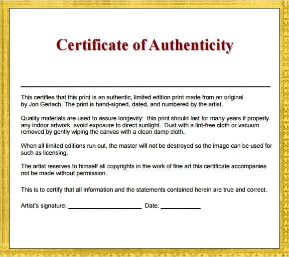 10-certificate-of-authenticity-templates-word-excel-pdf-formats
