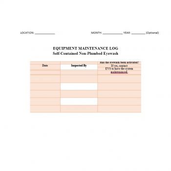 Eyewash Log Sheet Template Printable : Safety Showers And Eye Washes Training Video Convergence Training / The most secure digital platform to get legally binding, electronically signed documents in just a few seconds.