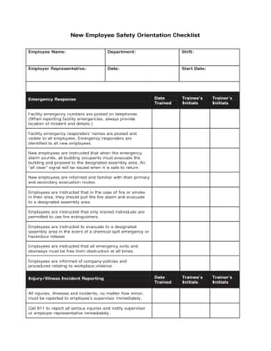 Employee Checklist Template Excel from www.templatesfront.com