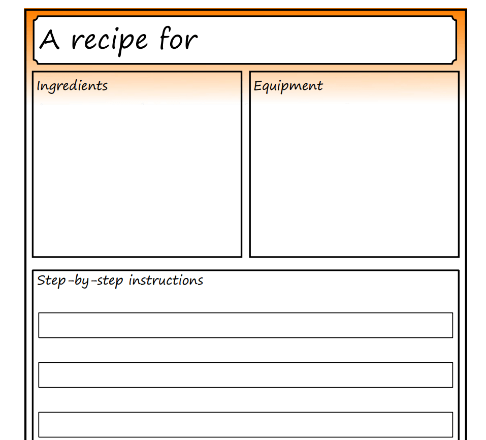 Practical Recipe Book Template PDF — downloadable template preview