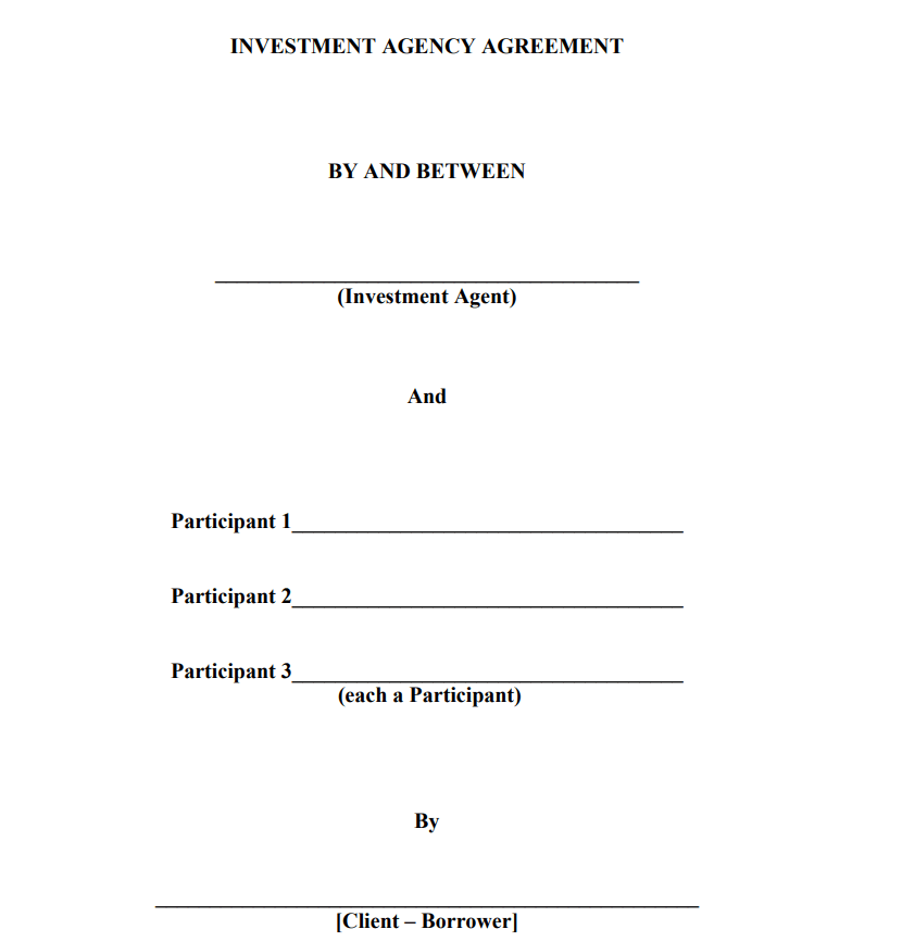 Elemental Investment Agency Agreement Sample — downloadable template preview