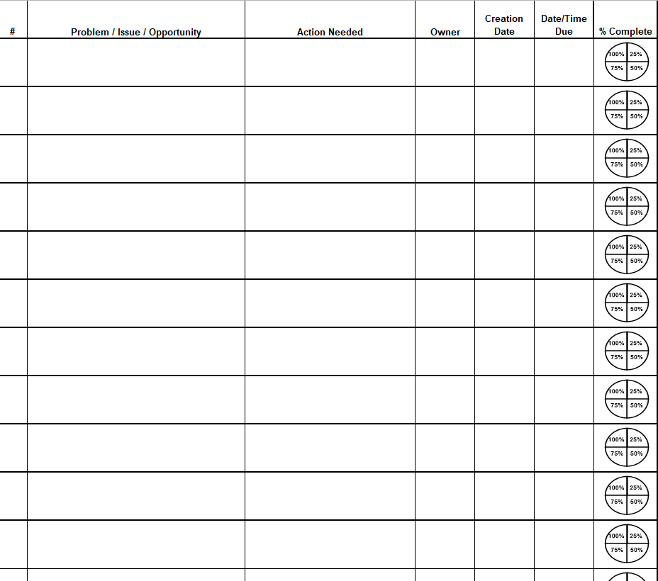 Blank Project Plan Template — downloadable template preview