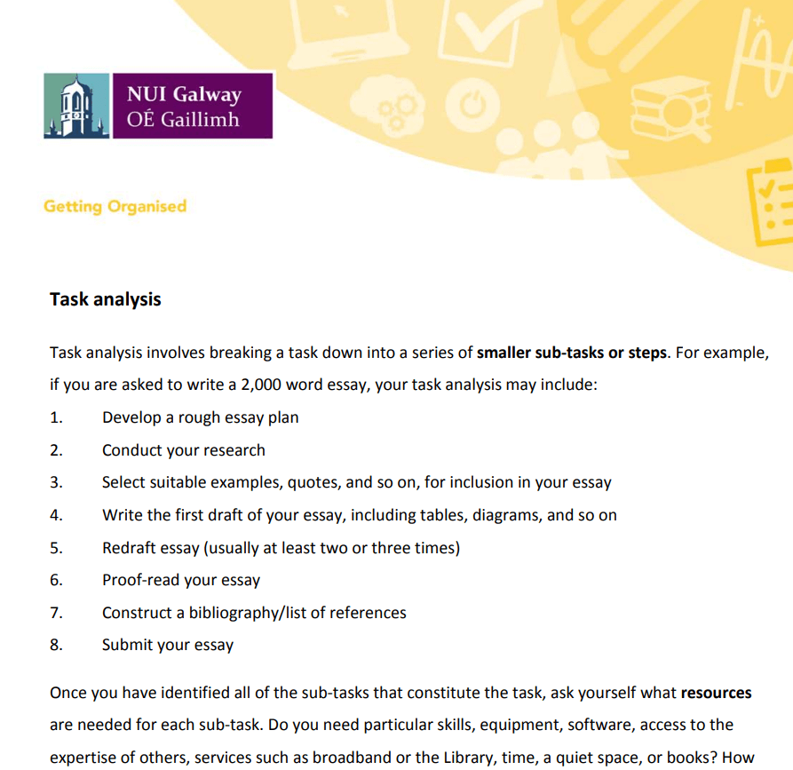Formal Task Analysis PDF — downloadable template preview