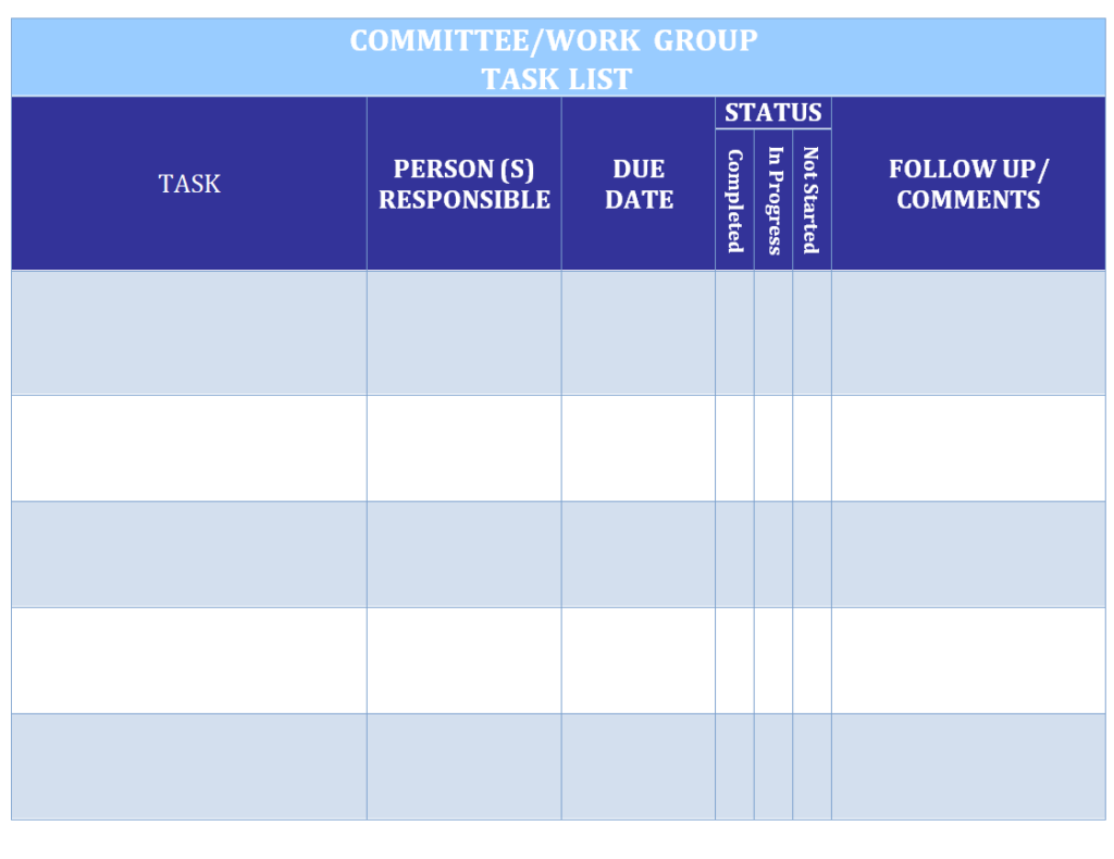 37 Task List Templates for Word and Excel