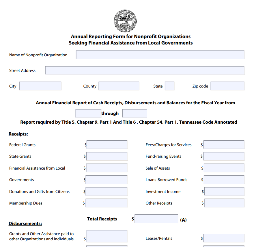 Simple Non-Profit Annual Report Example PDF — downloadable template preview
