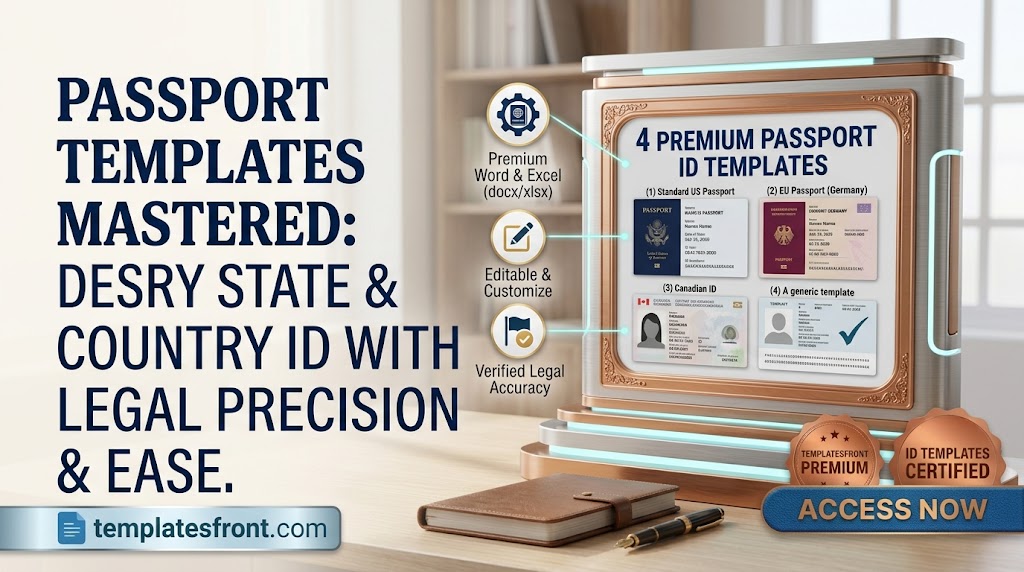 11+ Free Passport Templates for Design & Mockups