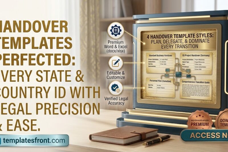 11+ Free Handover Report Templates