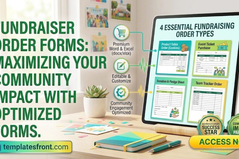 10+ Free Fundraiser Order Form Templates